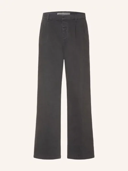 Allsaints Chinosy Aston O Szerokim Kroju grau