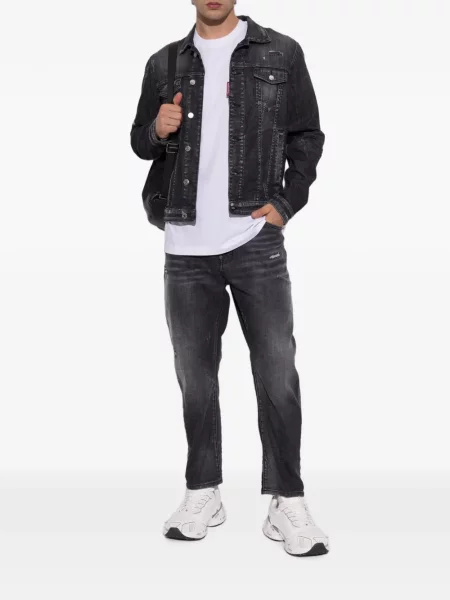Tricou Dsquared2 cu aplicații alb