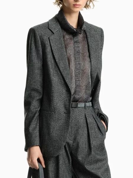 Пиджак Emporio Armani серый