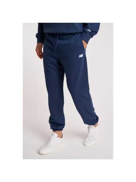 Joggery New Balance frotte niebieskie