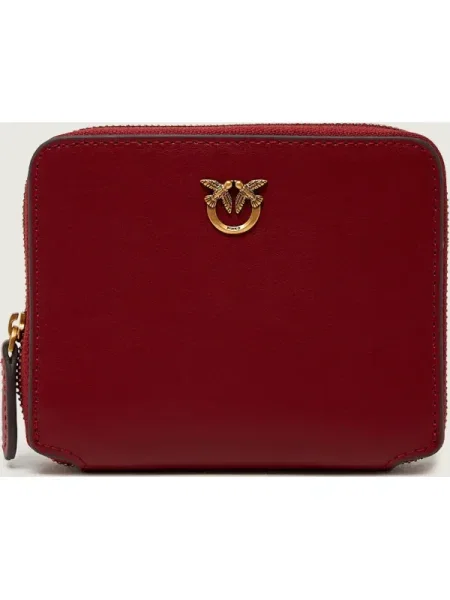 Pinko De piele portofel TAYLOR bordo