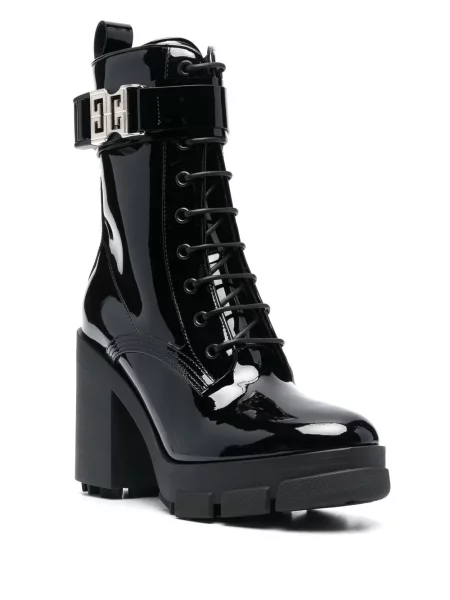 Botine Givenchy cu cataramă negru