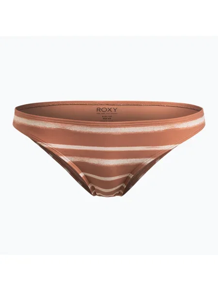 Olcsóbban. Fürdőruha alsó ROXY Printed Beach Classics Moderate cedar wood happy stripe. Méret: S