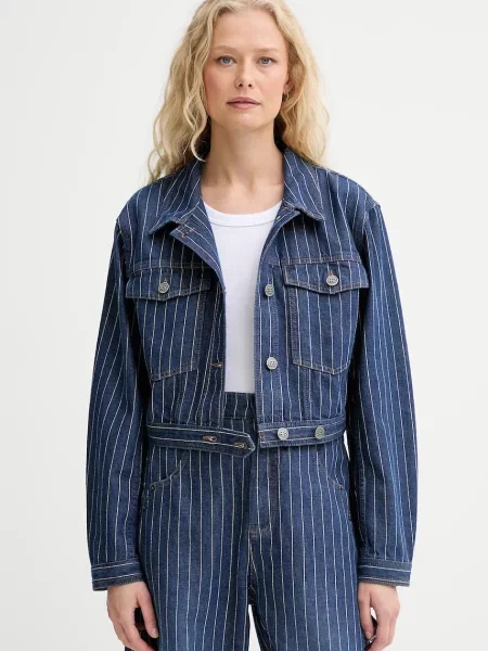 MUNTHE geacă jeans LINDY de tranziție albastru