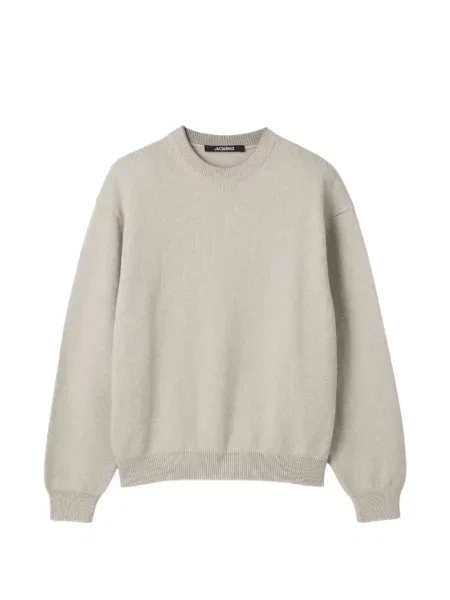 Lung pulover Jacquemus cu decolteu rotund