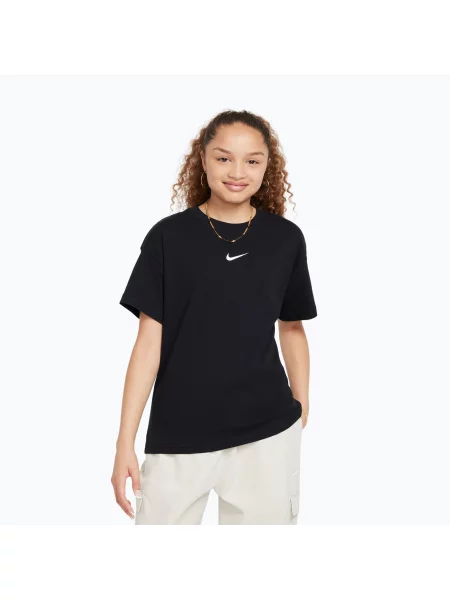 Gyerek póló Nike Sportswear Essential black. Méret: fekete