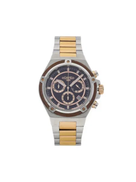 Roamer Ceas Tempomaster Chrono 49 65 20 argintiu