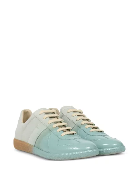 Fűzős csipkés sneaker Maison Margiela kék