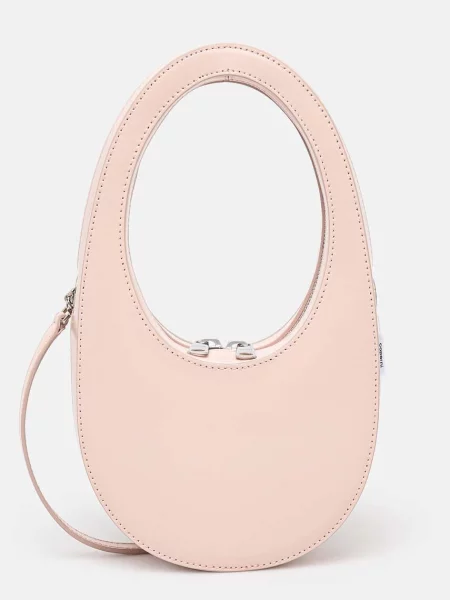 Чанта Coperni Gloss Crossbody Mini Swipe Bag розово