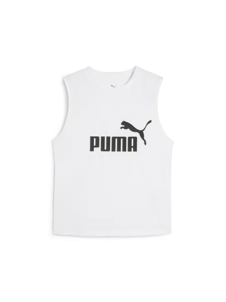 PUMA Sport top Ess No. 1 negru alb