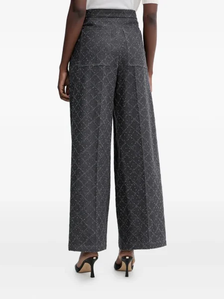 Pantaloni Simona Corsellini plisate gri