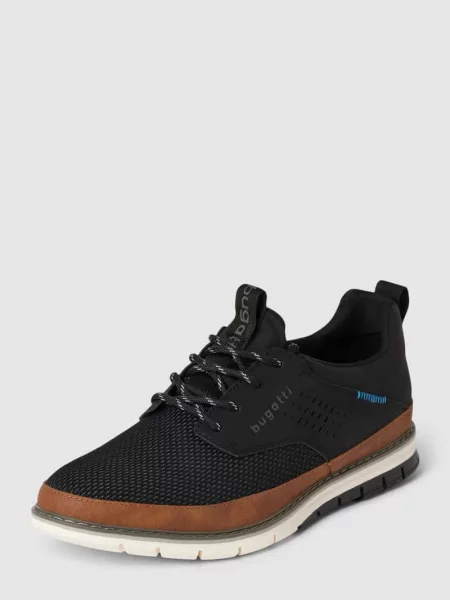 Sneakersy z nadrukiem z logo model ‘Sandman’ Bugatti czarne