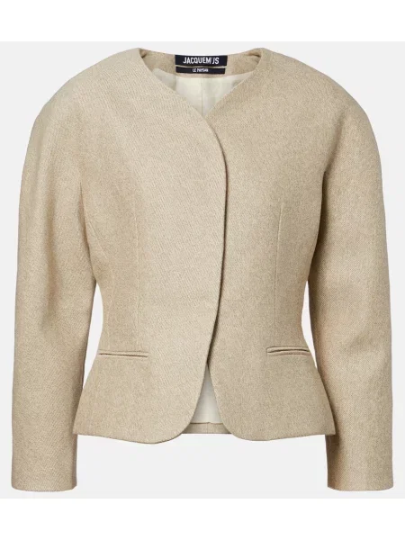 Geacă Jacquemus de in bej
