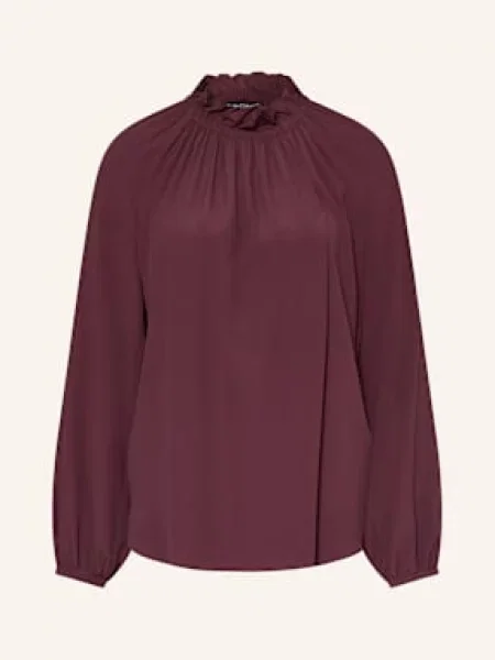 Luisa Cerano Bluzka Z Jedwabiem I Falbankami rot fioletowa