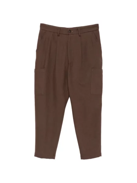 Pantaloni Eleventy maro