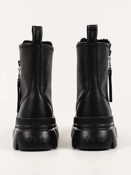 Кожаные ботильоны Karl Lagerfeld