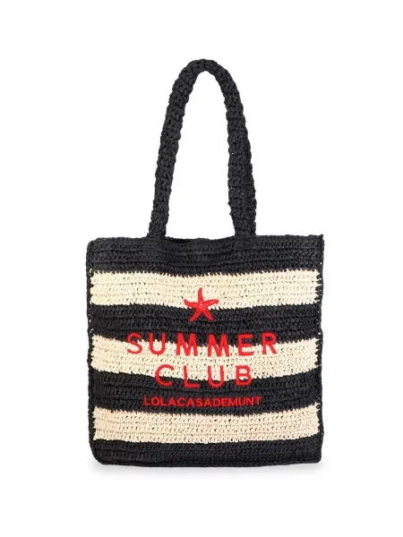 Geantă de plajă Lola_casademunt negru