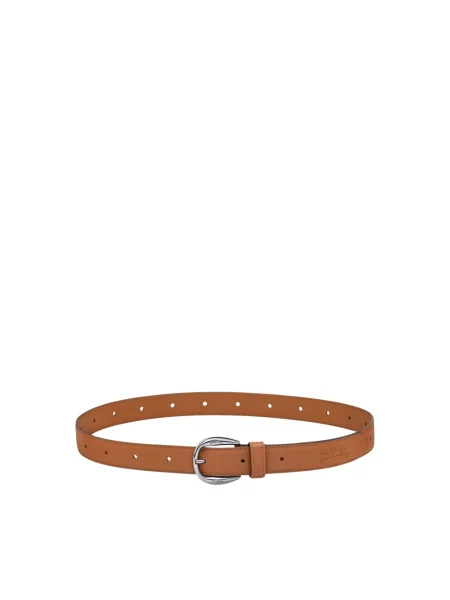 Pasek Longchamp brązowy
