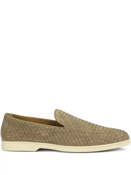 Pantofi loafer Doucal's din piele de căprioară