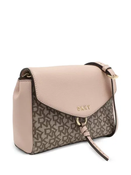 Geanta de piele Dkny din piele roz