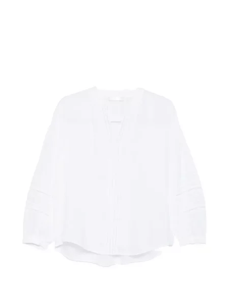 Bluza Jcsophie s V-izrezom bijela