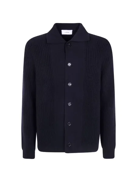 Cardigan Lardini tricotate albastru