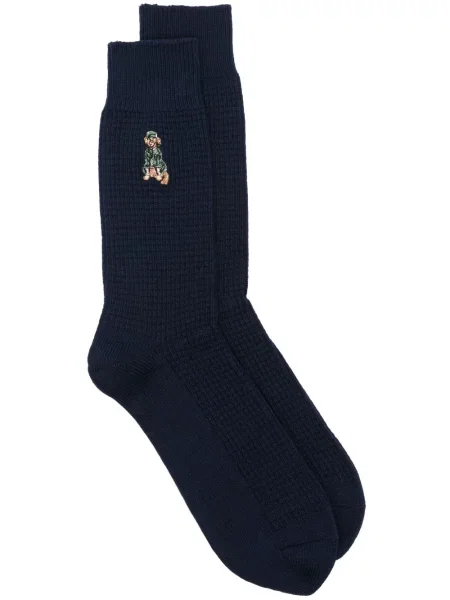 Siuvinėtas iš natūralios odos marškinėliai Polo Ralph Lauren apkarpytas žalia