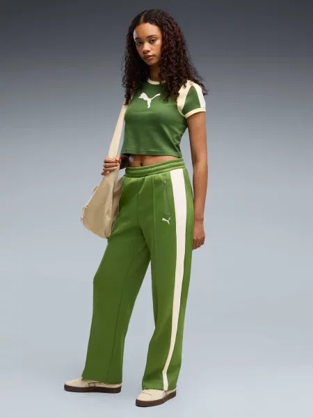 Спортивные штаны Puma зеленые