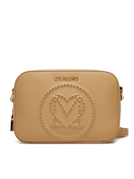 Táska LOVE MOSCHINO Barna bézs