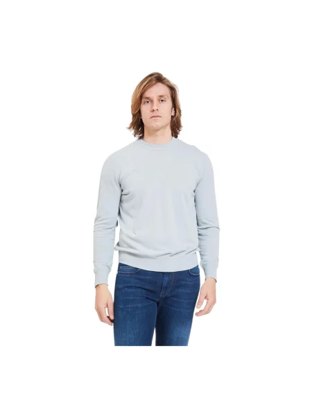 Sweter Altea z okrągłym dekoltem szary