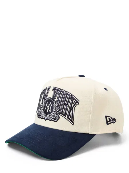 New Era Czapka z daszkiem dla mężczyzn Mężczyźni Sztuczne włókno beżowy|niebieski ONE SIZE beżowa