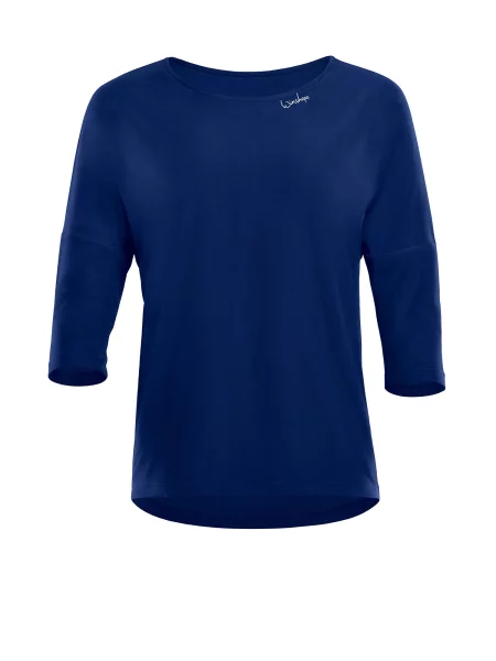 Winshape Tricou funcțional închis albastru