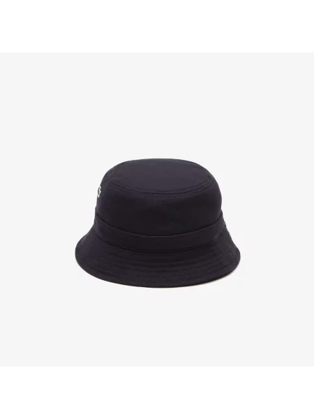 Lacoste Kapelusz Unisex Z Bawełny Organicznej Bob granatowy