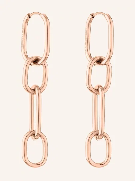 Liebeskind Kolczyki Wiszące Ze Stali Nierdzewnej rosegold