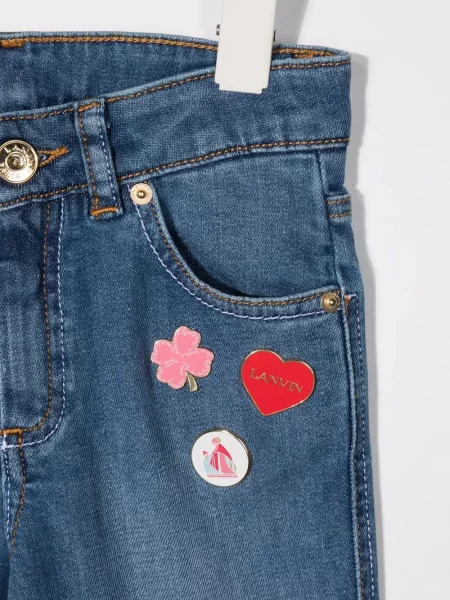 Jeansy dziecięce Lanvin Enfant niebieskie