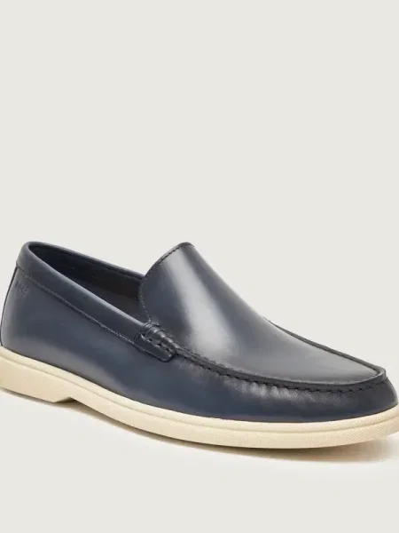 BOSS BLACK De piele mocasini Sienne negru
