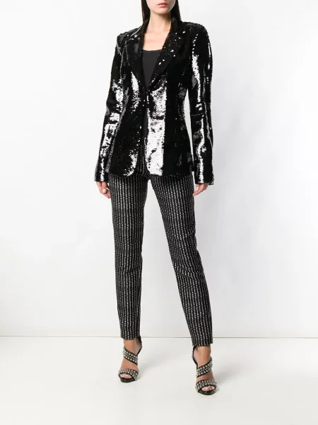 Marynarka Philipp Plein z cekinami czarna