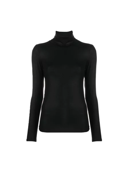 Sweter Majestic Filatures biznesowy czarny