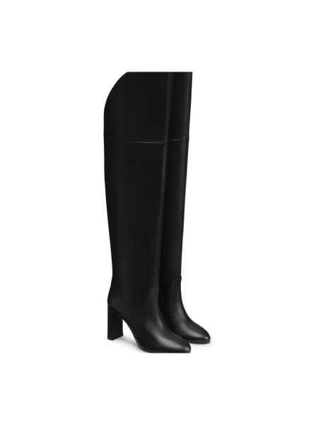 Kozaki Stuart Weitzman skórzane czarne