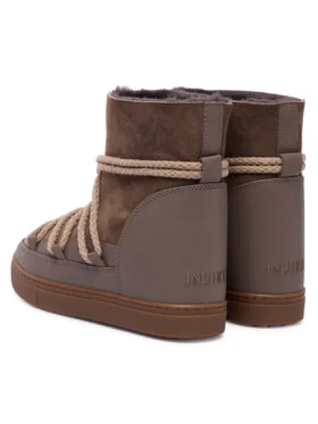 Inuikii Škornji za sneg Classic Wedge rjava