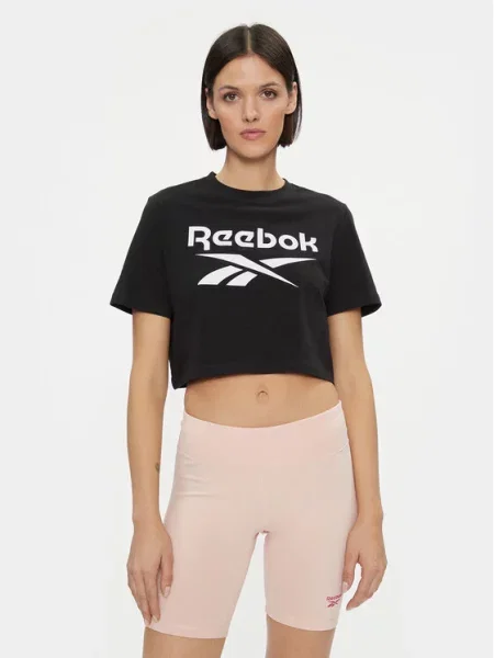 Koszulka Reebok Identity Big Logo Crop Tee czarna