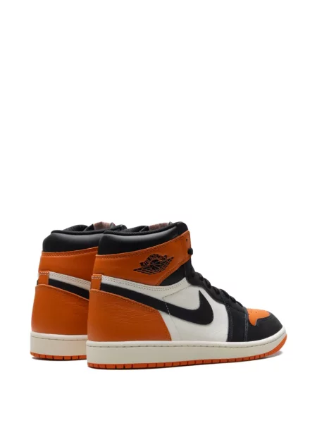 Sneakerși Jordan Air Jordan 1 din piele roșu