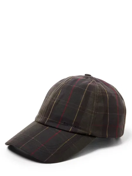 Barbour czapka z daszkiem czerwona