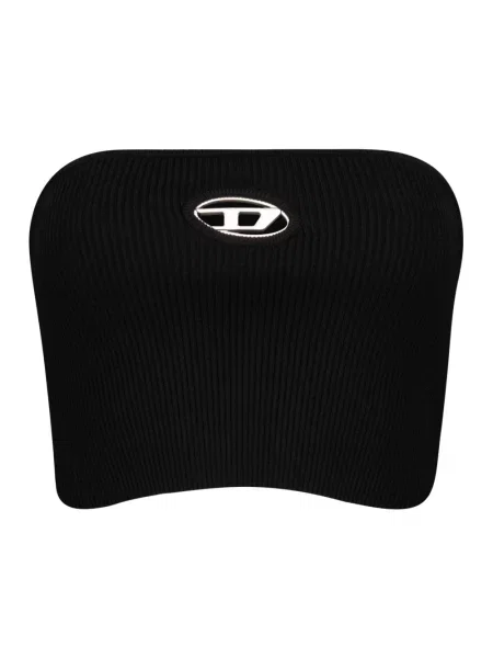 Top Diesel o krotszym kroju retro czarny