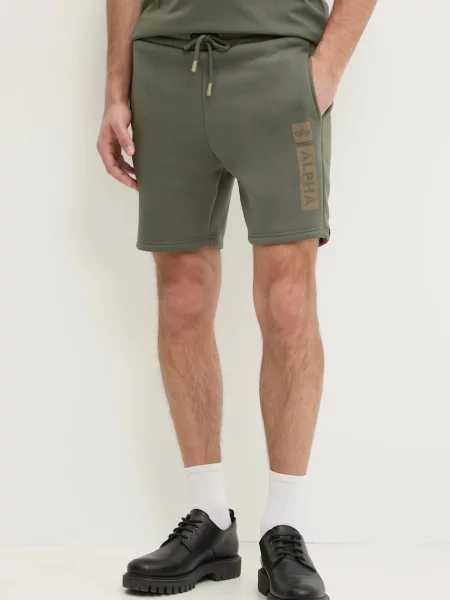 Къс панталон Alpha Industries Alpha PP Short зелено