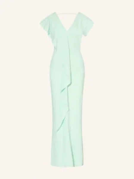 Patrizia Pepe Sukienka Z Falbanami blau