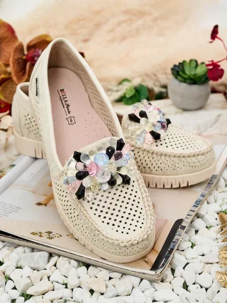 Prolamované mokasíny Resti