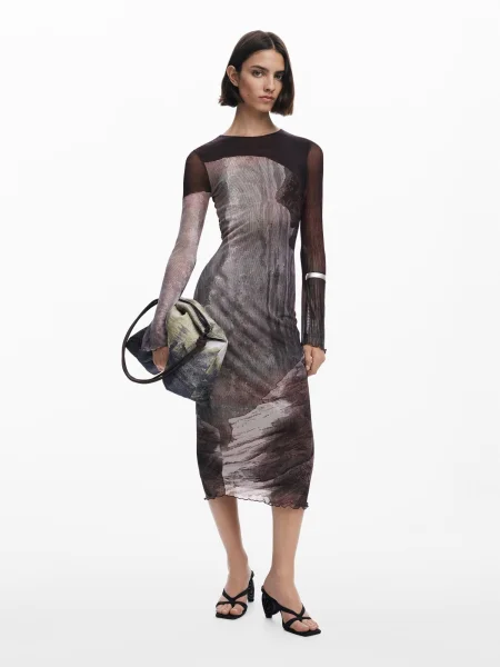 Desigual Rochie de zi Abyss Lacroix maro