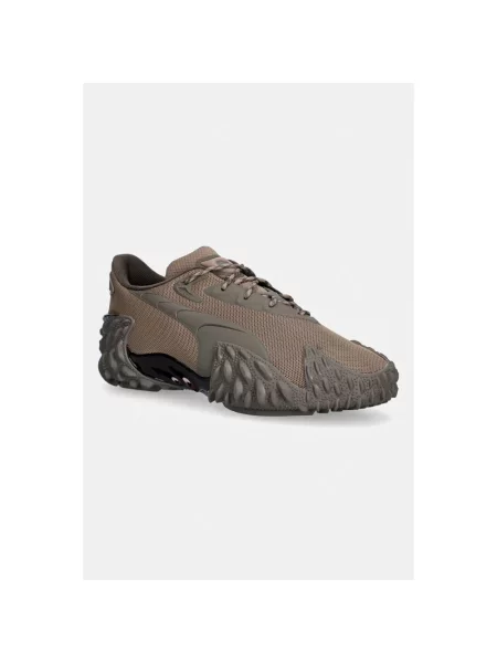 Sneakersy Puma w grochy brązowe