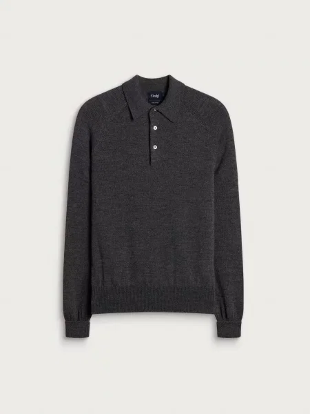 Koszulka polo Drakes szara